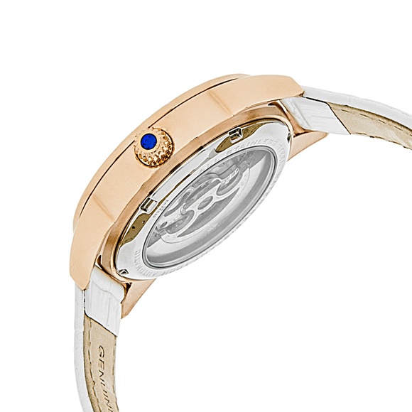 NWT Automatic Women\'s Genuine Leather Band Watch